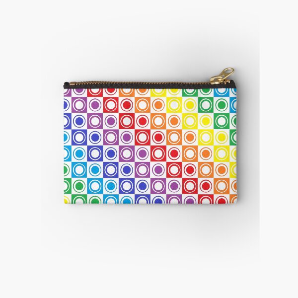 Item preview, Rainbow and White Squares and Bullets  designed and sold by lornakay.