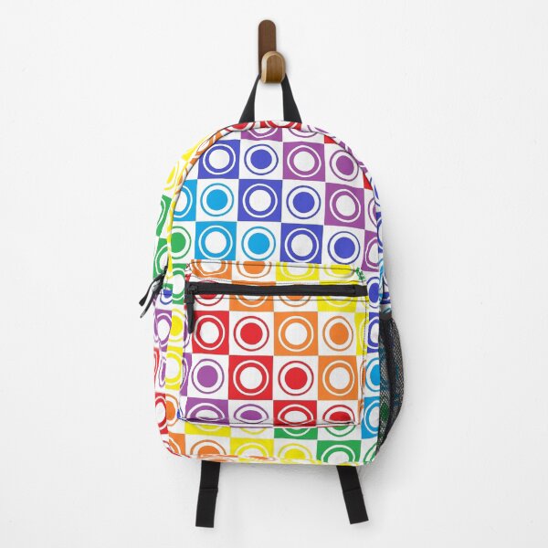 Item preview, Rainbow and White Squares and Bullets  designed and sold by lornakay.