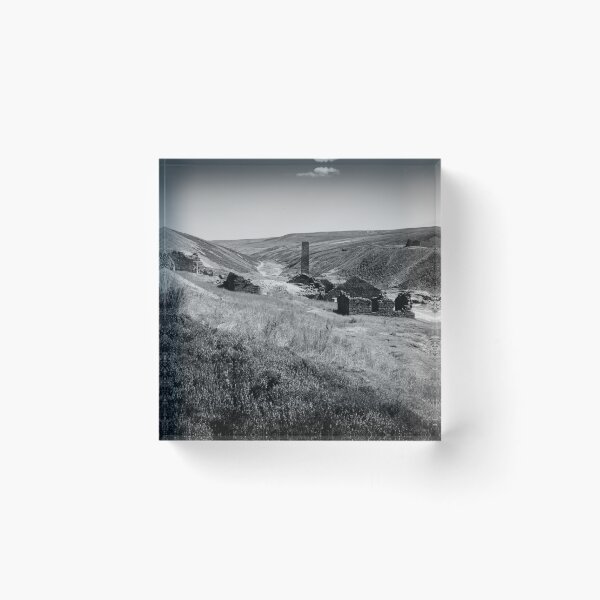 Item preview, Old Gang smelt mill Ruins, Yorkshire Dales, B&W designed and sold by CEastwoodPhotos.