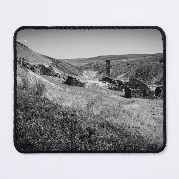 Item preview, Old Gang smelt mill Ruins, Yorkshire Dales, B&W designed and sold by CEastwoodPhotos.