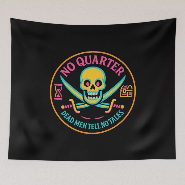 Item preview, No Quarter Transparent Neon Sunset Glow Logo designed and sold by No Quarter Collective.