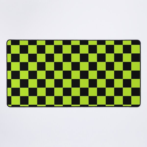 Item preview, Checkered Lime Green and Black   designed and sold by lornakay.