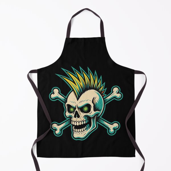 Item preview, Punk Mohawk Transparent Skull designed and sold by No Quarter Collective.