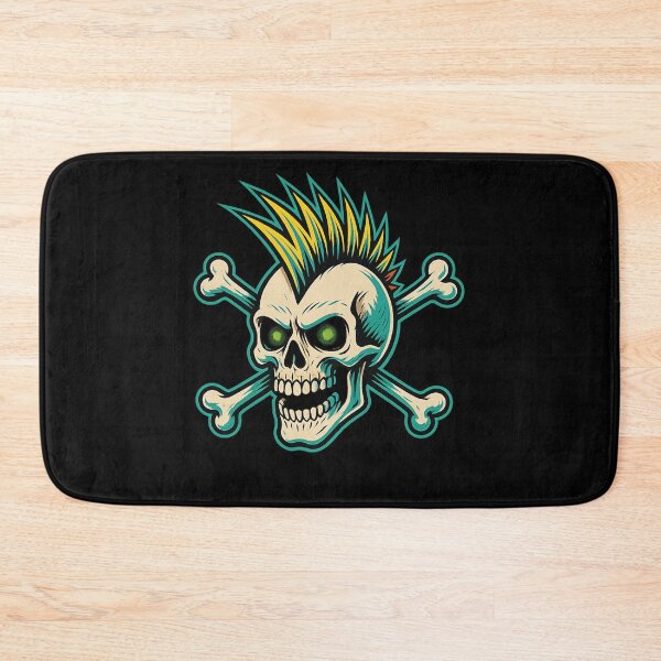 Item preview, Punk Mohawk Transparent Skull designed and sold by No Quarter Collective.