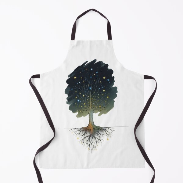 Item preview, Tree of Stars – Cosmic Outdoor Nature Illustration designed and sold by NoctaHike.