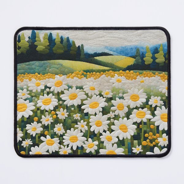 Item preview, Quilted Daisy Field designed and sold by Mozyden.