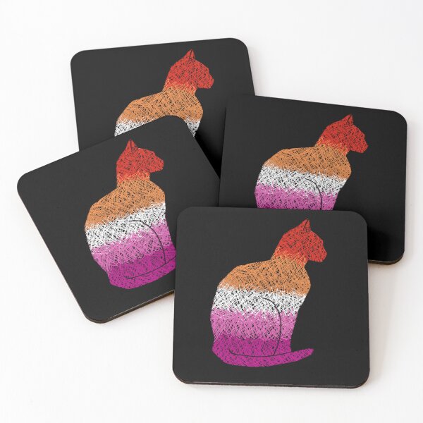 Item preview, Lesbian Pride Cat designed and sold by alczar.