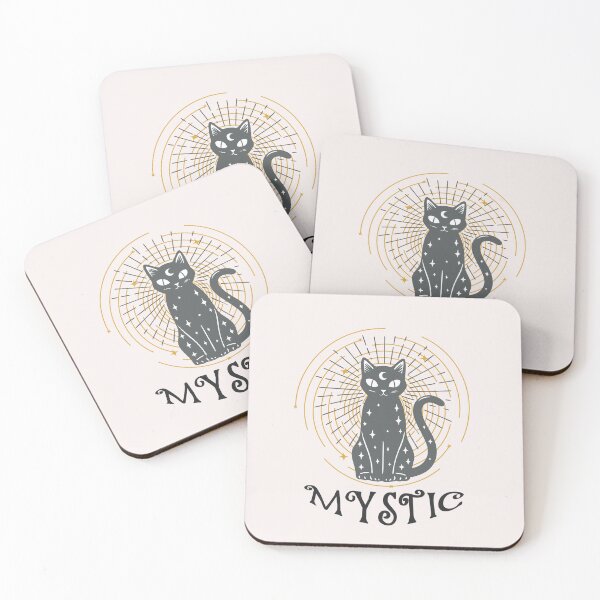 Item preview, Mystic Black Cat designed and sold by 4Esquinas.