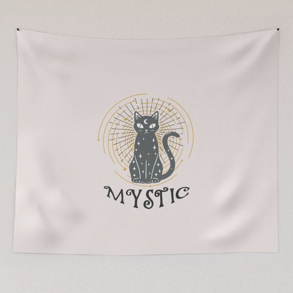 Item preview, Mystic Black Cat designed and sold by 4Esquinas.