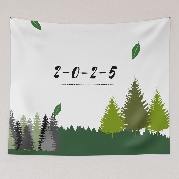 Artikelvorschau, 2-0-2-5 – Wald-Minimalismus-Design entworfen und verkauft von TrendThreadsfor.