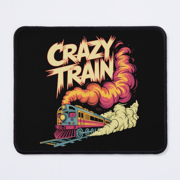 Item preview, Crazy Train Heavy Metal – 90s Rock Band Inspired Design designed and sold by paulo silveira.