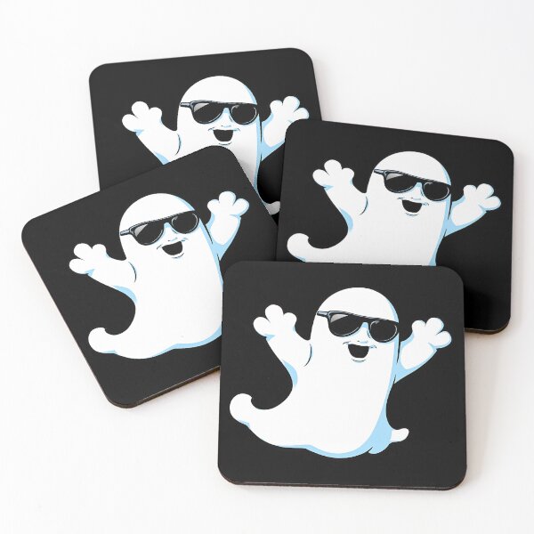 Item preview, funny Halloween Ghost with sunglasses designed and sold by Uglyandcute.
