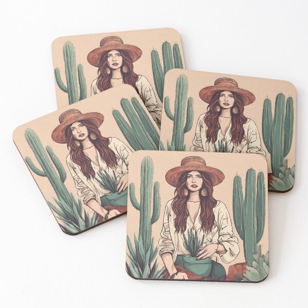 Item preview, Woman and The Cactuses designed and sold by Mozyden.