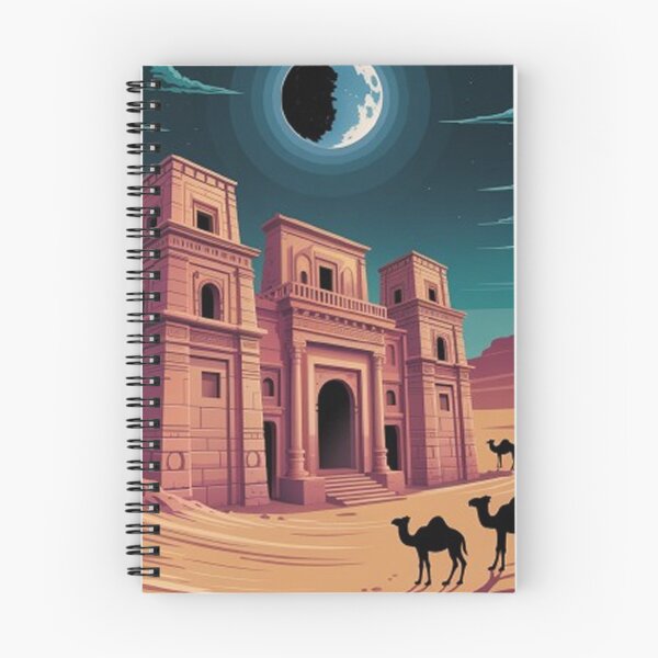 Item preview, Lunar eclipse over the ancient city. designed and sold by Lilashakti ⭐️ ⭐️ ⭐️ ⭐️ ⭐️.