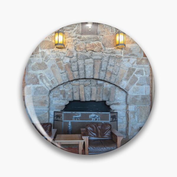 Item preview, Stone Fireplace, Old Faithful Lodge, Yellowstone N. P. designed and sold by NeuroDivergent9.