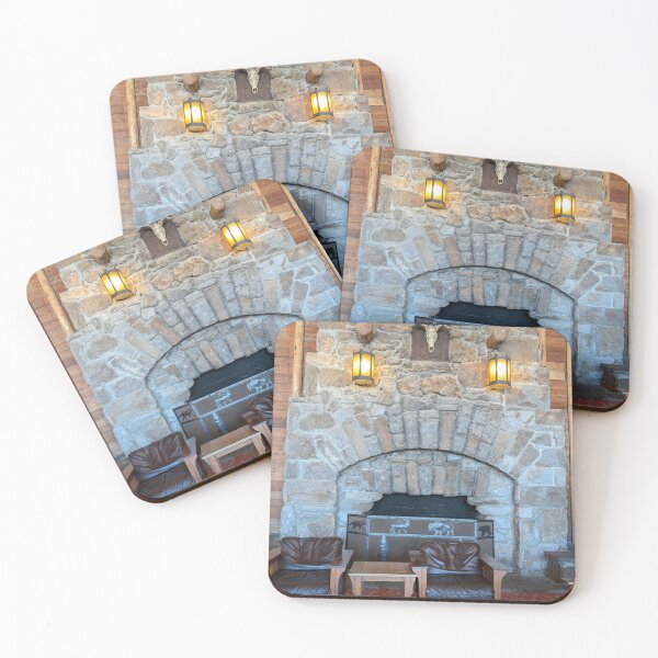 Item preview, Stone Fireplace, Old Faithful Lodge, Yellowstone N. P. designed and sold by NeuroDivergent9.