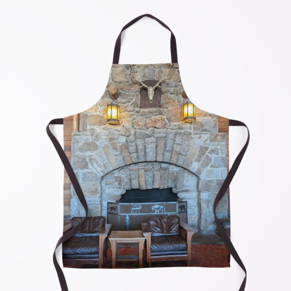 Item preview, Stone Fireplace, Old Faithful Lodge, Yellowstone N. P. designed and sold by NeuroDivergent9.