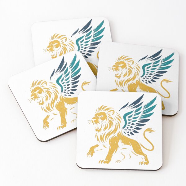 Item preview, Title: Wild Roar – Winged Lion Graffiti Tee designed and sold by PastimeMastery.