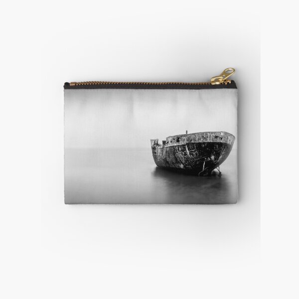 Item preview, Roa Island Shipwreck Monochrome designed and sold by CEastwoodPhotos.