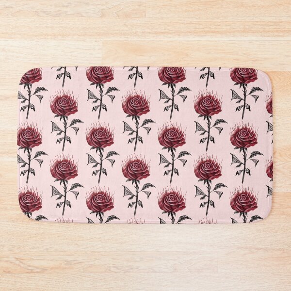 Item preview, Red Rose with butterfly wing leaves Concept Art (Version 4) designed and sold by Scarlet Swan.