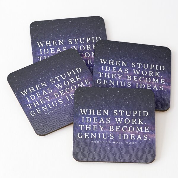 Item preview, Project Hail Mary Ideas Quote designed and sold by BookishStyle.