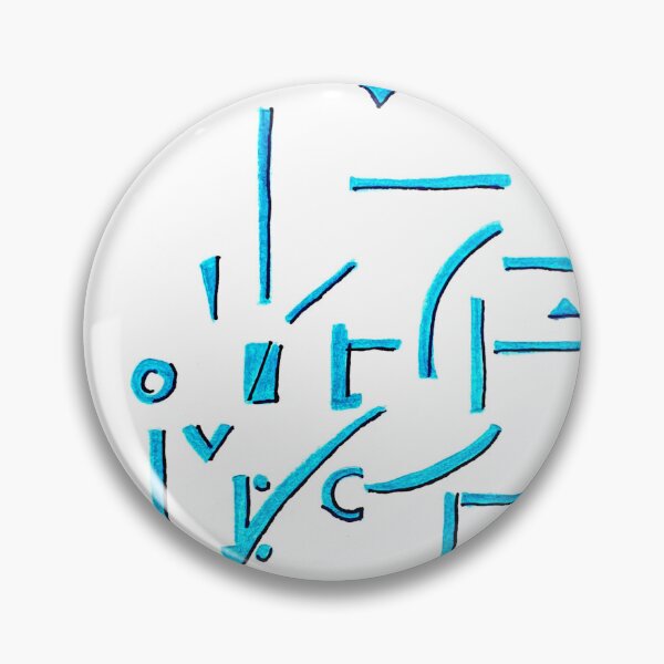 Item preview, blue language designed and sold by Tereza Pilar  Art.