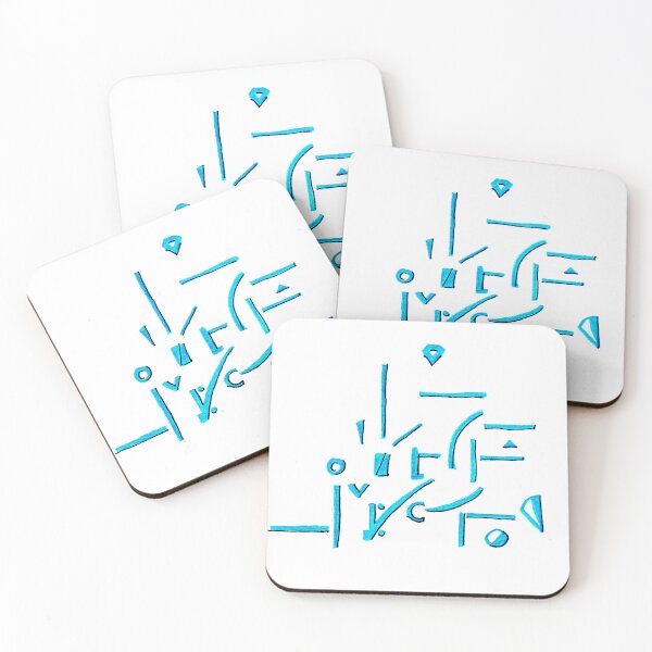 Item preview, blue language designed and sold by Tereza Pilar  Art.