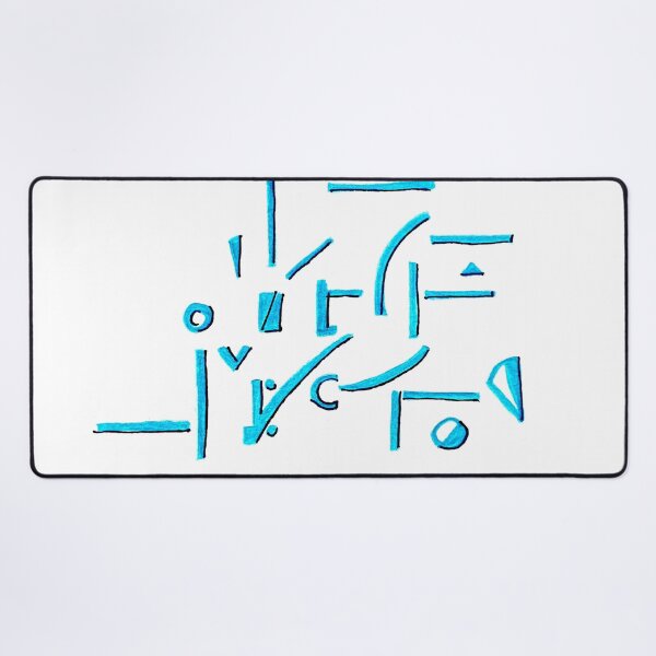 Item preview, blue language designed and sold by Tereza Pilar Art.
