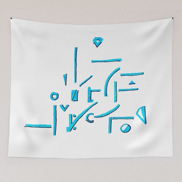 Item preview, blue language designed and sold by Tereza Pilar  Art.