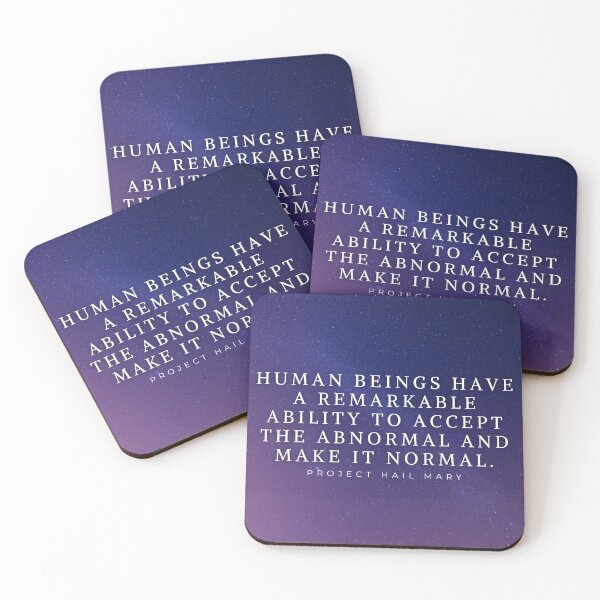 Item preview, Project Hail Mary Humans Quote designed and sold by BookishStyle.