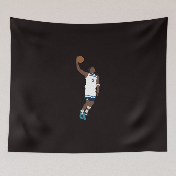Item preview, Anthony-Edwards-5-Minnesota-Timberwolves-Dunks-T-Shirt designed and sold by NandiniBose.