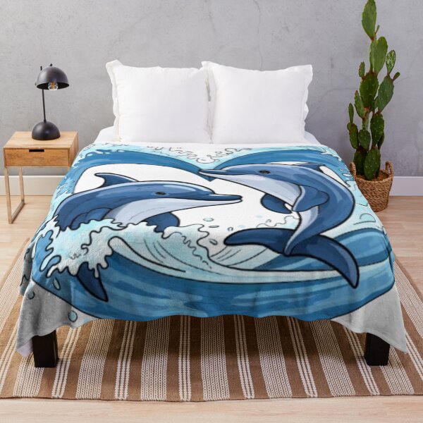 Item preview, Dolphin Love in the Waves designed and sold by HSE1.