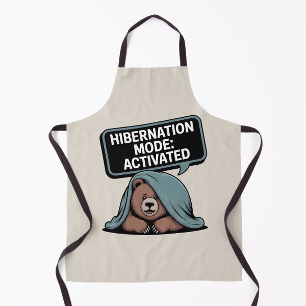 Item preview, Hibernation Mode: Activated – Cozy Bear Winter designed and sold by Jollys-ArtShop.