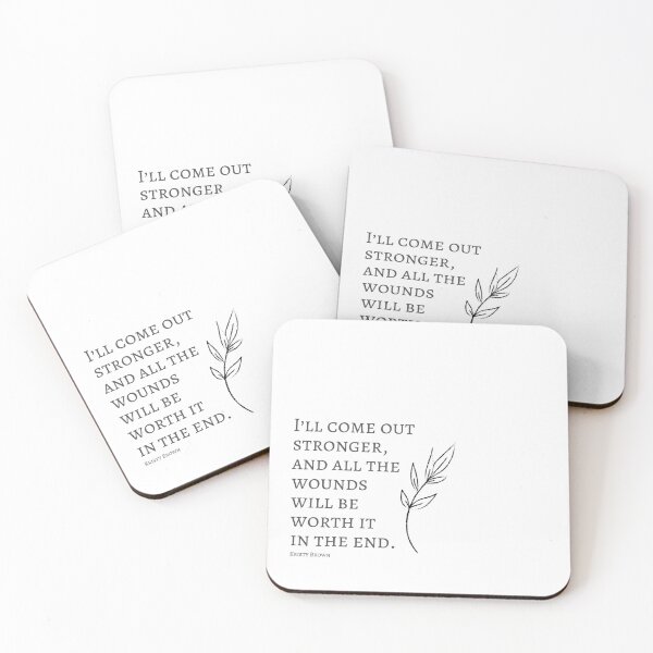 Item preview, “I’ll Come Out Stronger” – Mini Poem Art Print designed and sold by krisstynicole.