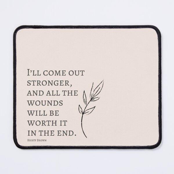 Item preview, “I’ll Come Out Stronger” – Mini Poem Art Print designed and sold by krisstynicole.