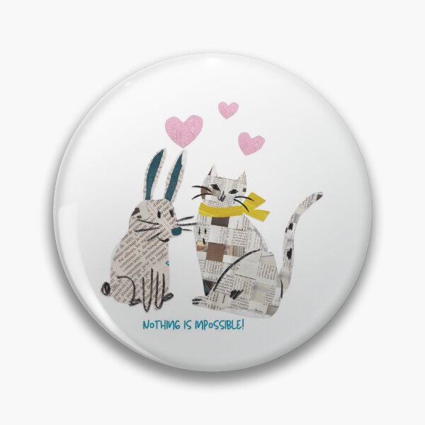 Item preview, love of rabbit and cat  designed and sold by Mozyden.