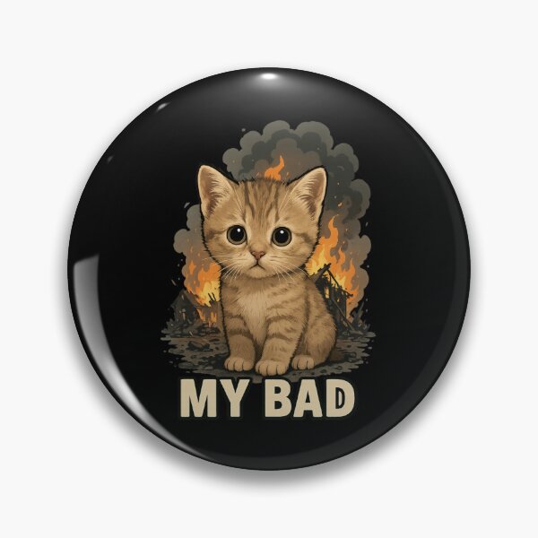 Item preview, Gatito de la destrucción, ¡mi error! designed and sold by No Quarter Collective.