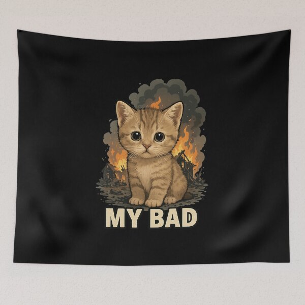 Item preview, Kitten of Destruction, My Bad! designed and sold by No Quarter Collective.