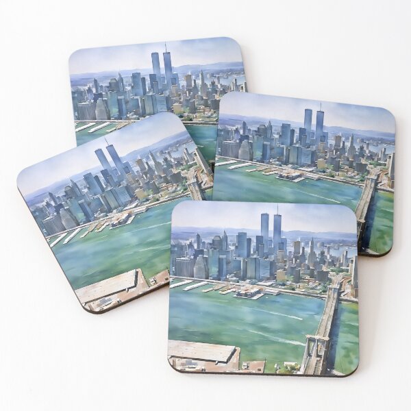 Item preview, Lovely Lower Manhattan designed and sold by RCWatercolours.