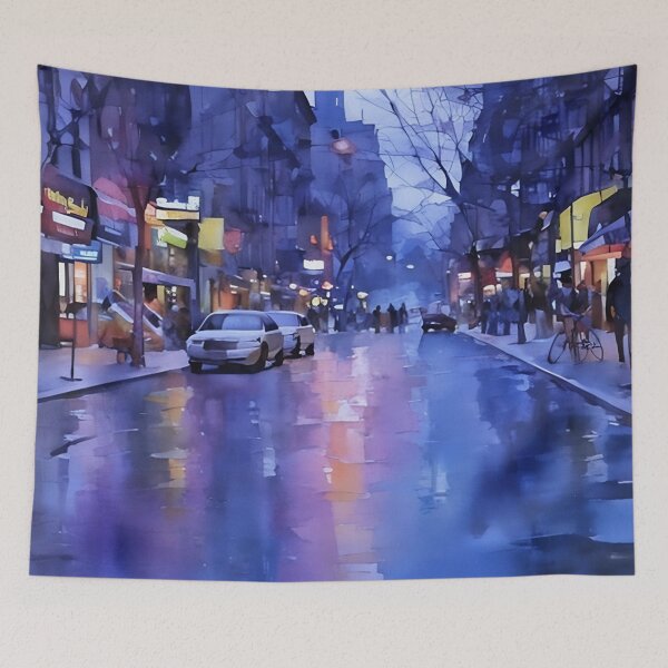 Item preview, Rain of Greenwich Village designed and sold by RCWatercolours.