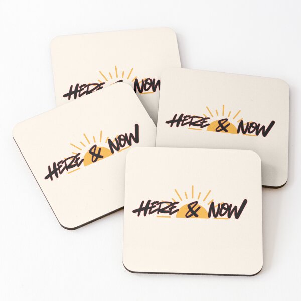 Item preview, Here & Now – Inspirational Minimalist Quote designed and sold by LariLoDesigns.