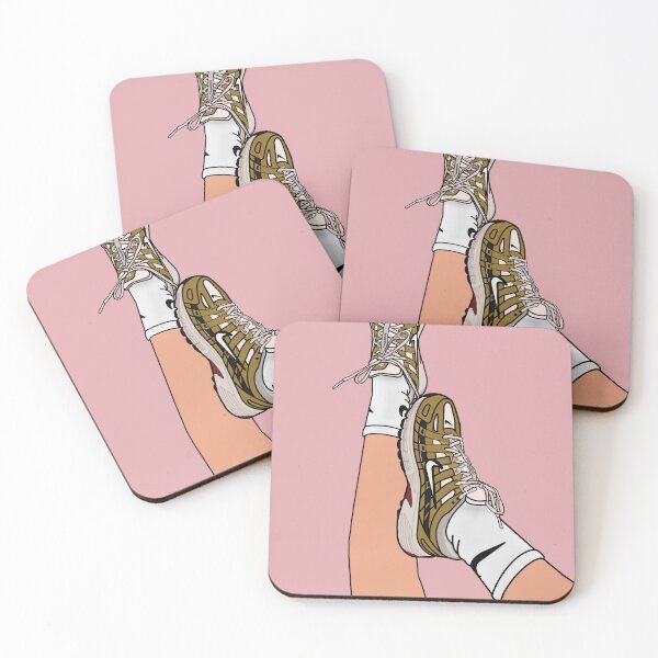 Item preview, Stylish Cartoon Sneaker Illustration in Pink designed and sold by PopHuePrints.