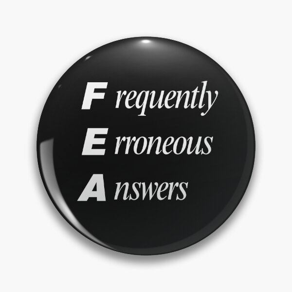Item preview, Funny FEA Civil Engineering Acronym Pun designed and sold by ThePungineer.
