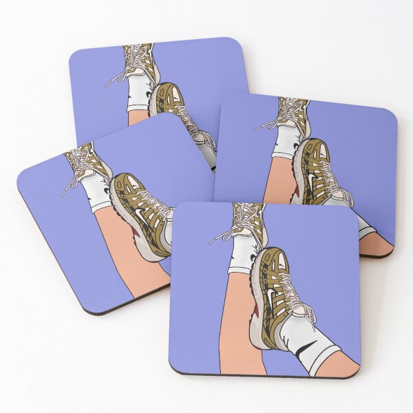 Item preview, Stylish Cartoon Sneaker Illustration in Purple designed and sold by PopHuePrints.