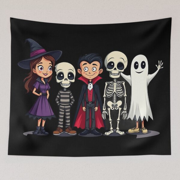 Item preview, funny Halloween characters designed and sold by Uglyandcute.