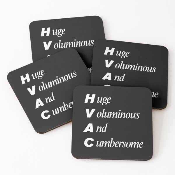 Item preview, Funny HVAC Civil Engineering Acronym Pun designed and sold by ThePungineer.