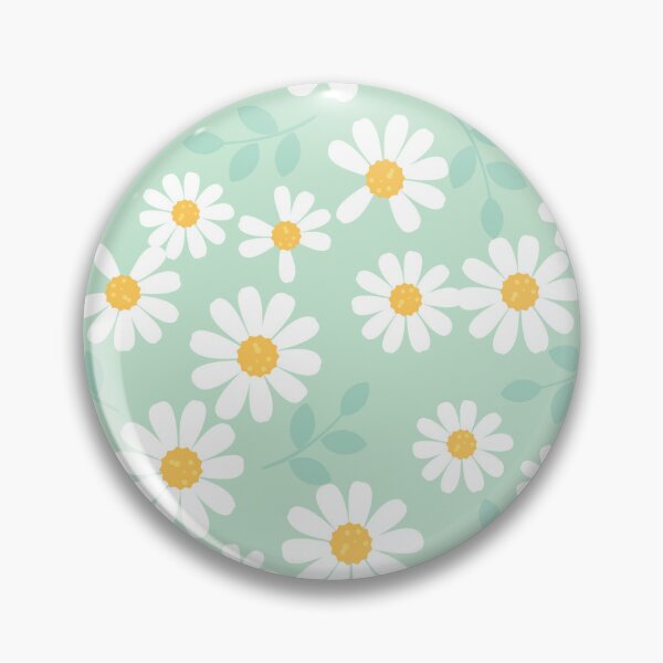 Item preview, Flowers pattern in green and yellow designed and sold by Anahit Petrosyan Art Studio & Unique Print Designs for a Gift.