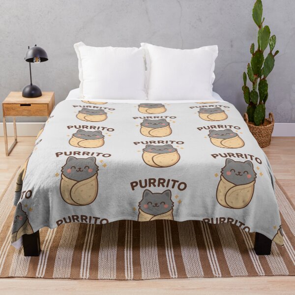 Item preview, Purrito – Cute Cat Wrapped Like a Burrito designed and sold by wwshd.