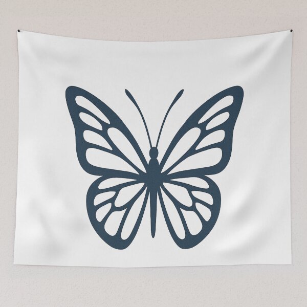 Item preview, Minimalist Butterfly Silhouette – Elegant Nature Design designed and sold by ToonyTeez.