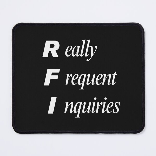 Item preview, Funny RFI Civil Engineering Acronym Pun designed and sold by ThePungineer.